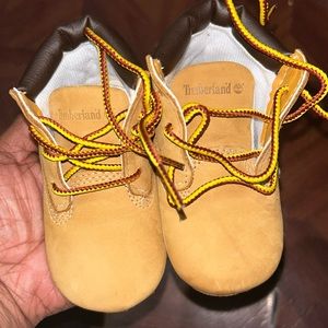 Timberland Crib Booties with hat